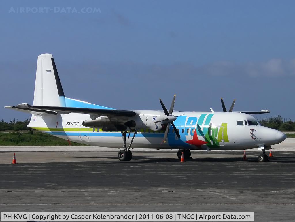PH-KVG, 1991 Fokker 50 C/N 20211, Insel Air Aruba