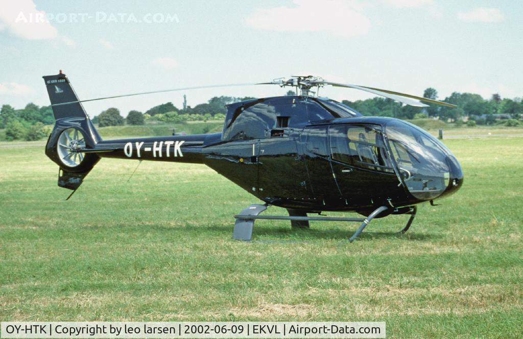 OY-HTK, 2001 Eurocopter EC-120B Colibri C/N 1220, Air Base Vaerloese 9.6.02