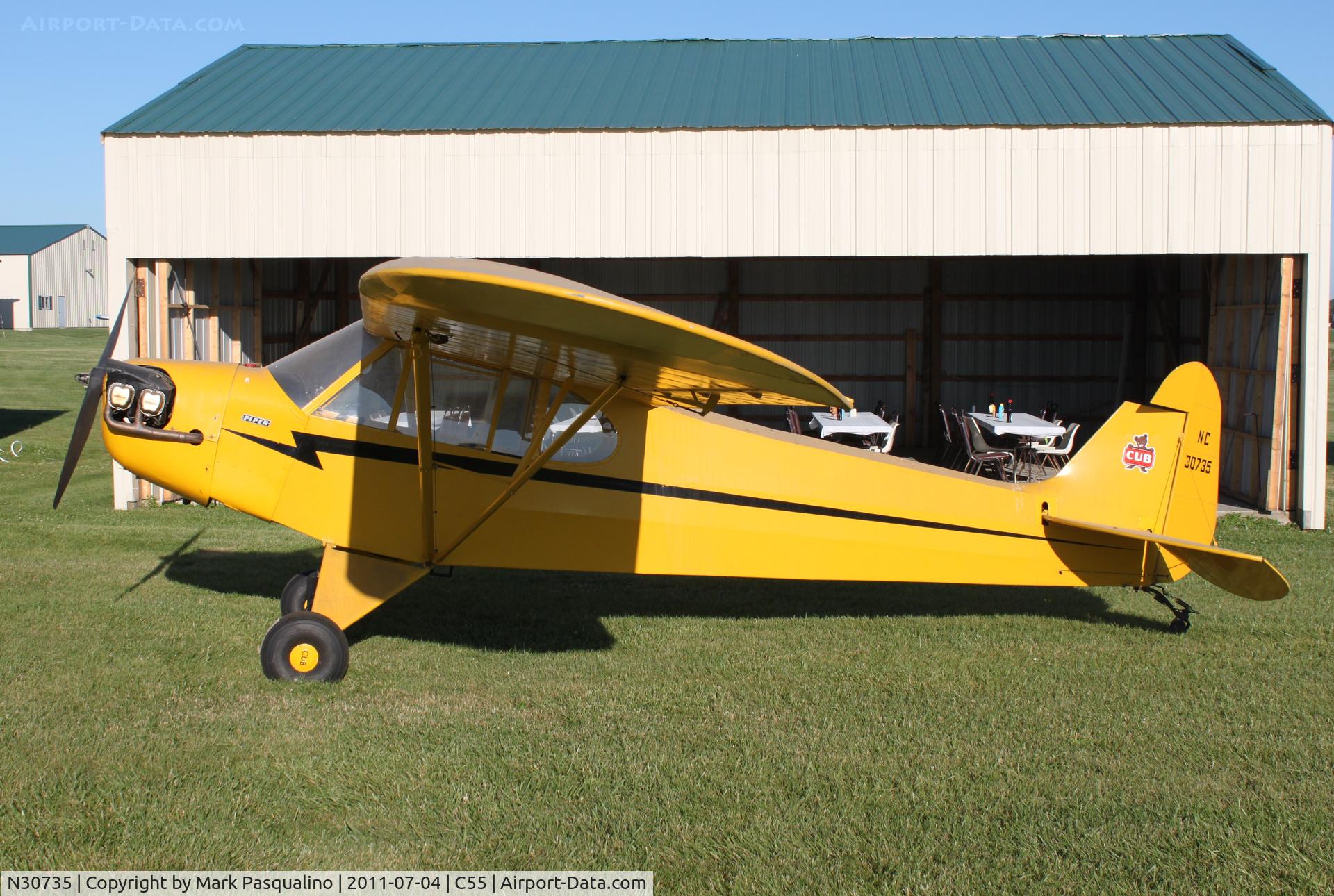 N30735, 1940 Piper J3C-65 Cub C/N 5074, Piper J3C-65