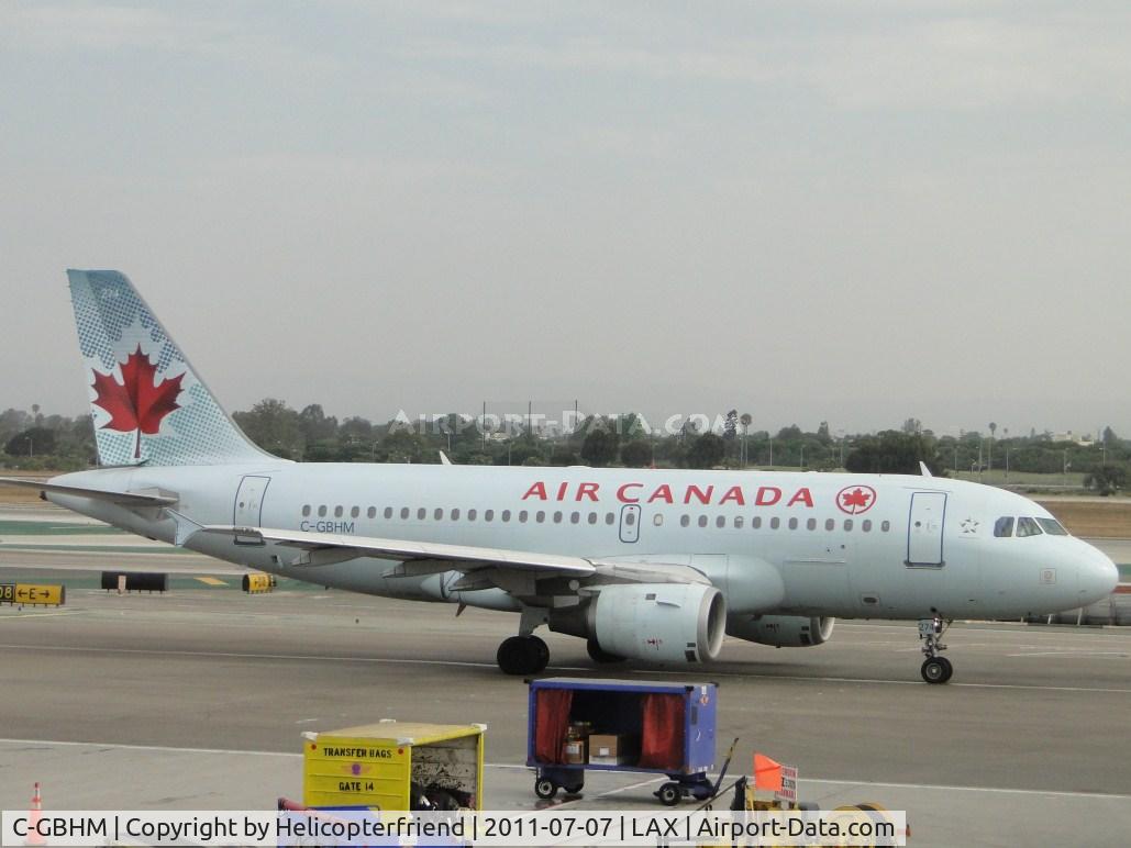 C-GBHM, 1997 Airbus A319-114 C/N 769, Taxiing to runway 24L for take off