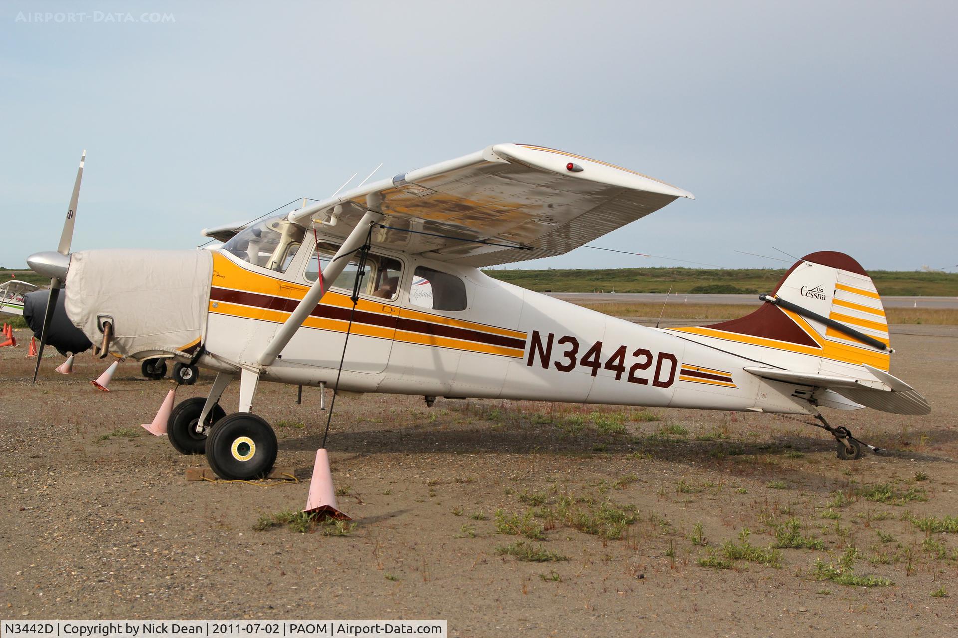 N3442D, 1955 Cessna 170B C/N 26985, PAOM/OME