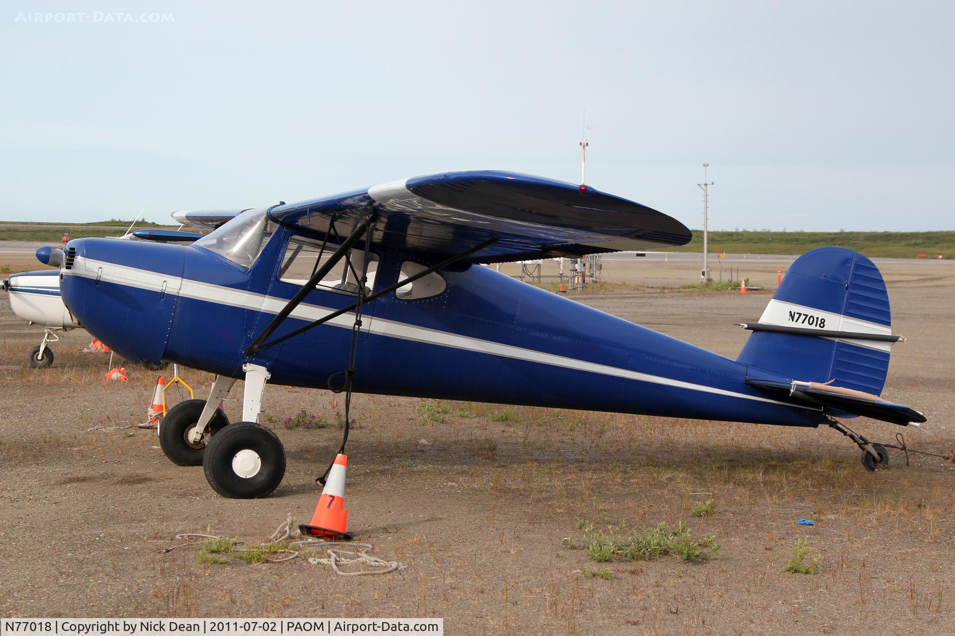 N77018, 1946 Cessna 140 C/N 11464, PAOM/OME
