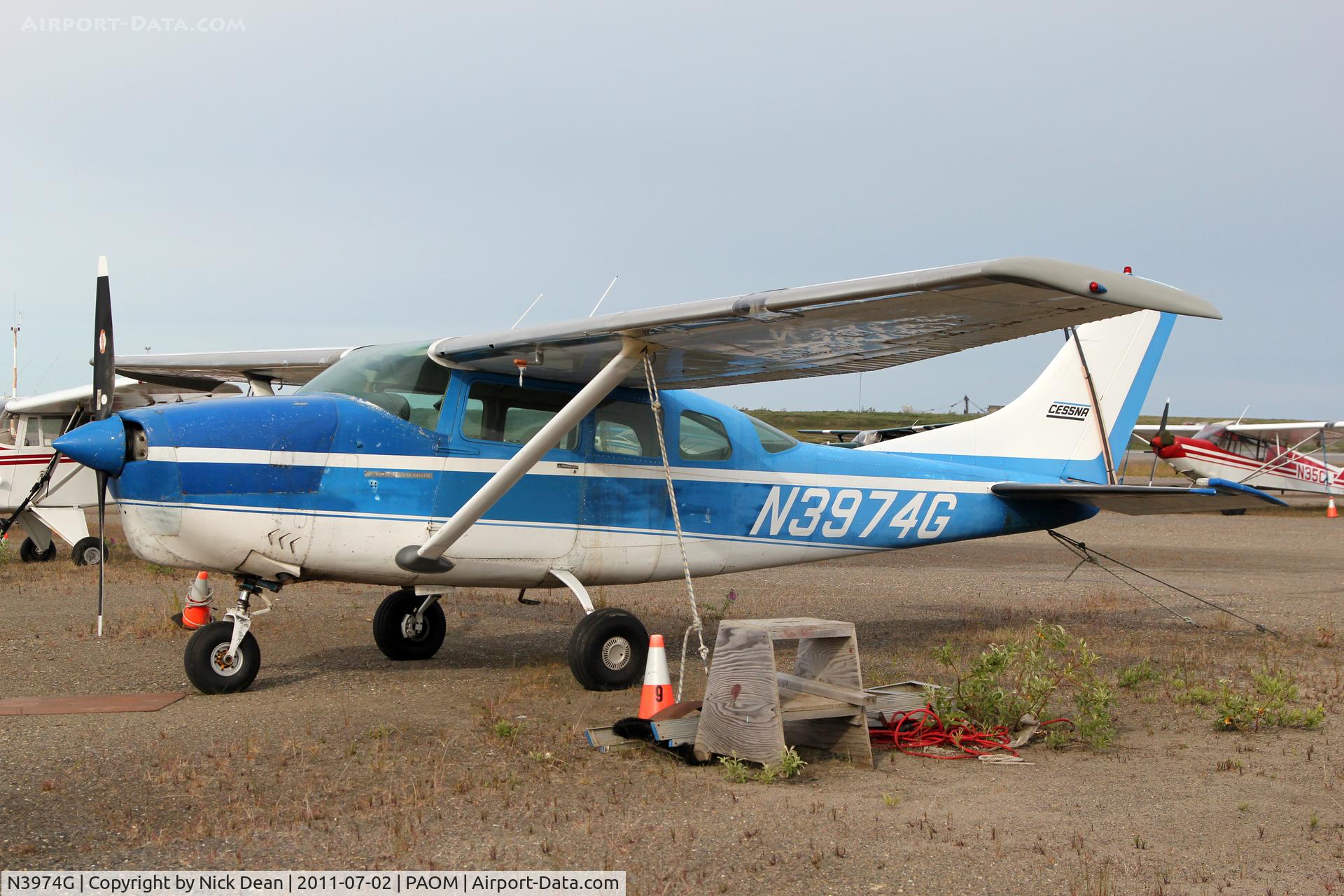 N3974G, 1967 Cessna U206C Super Skywagon C/N U206-0974, PAOM/OME