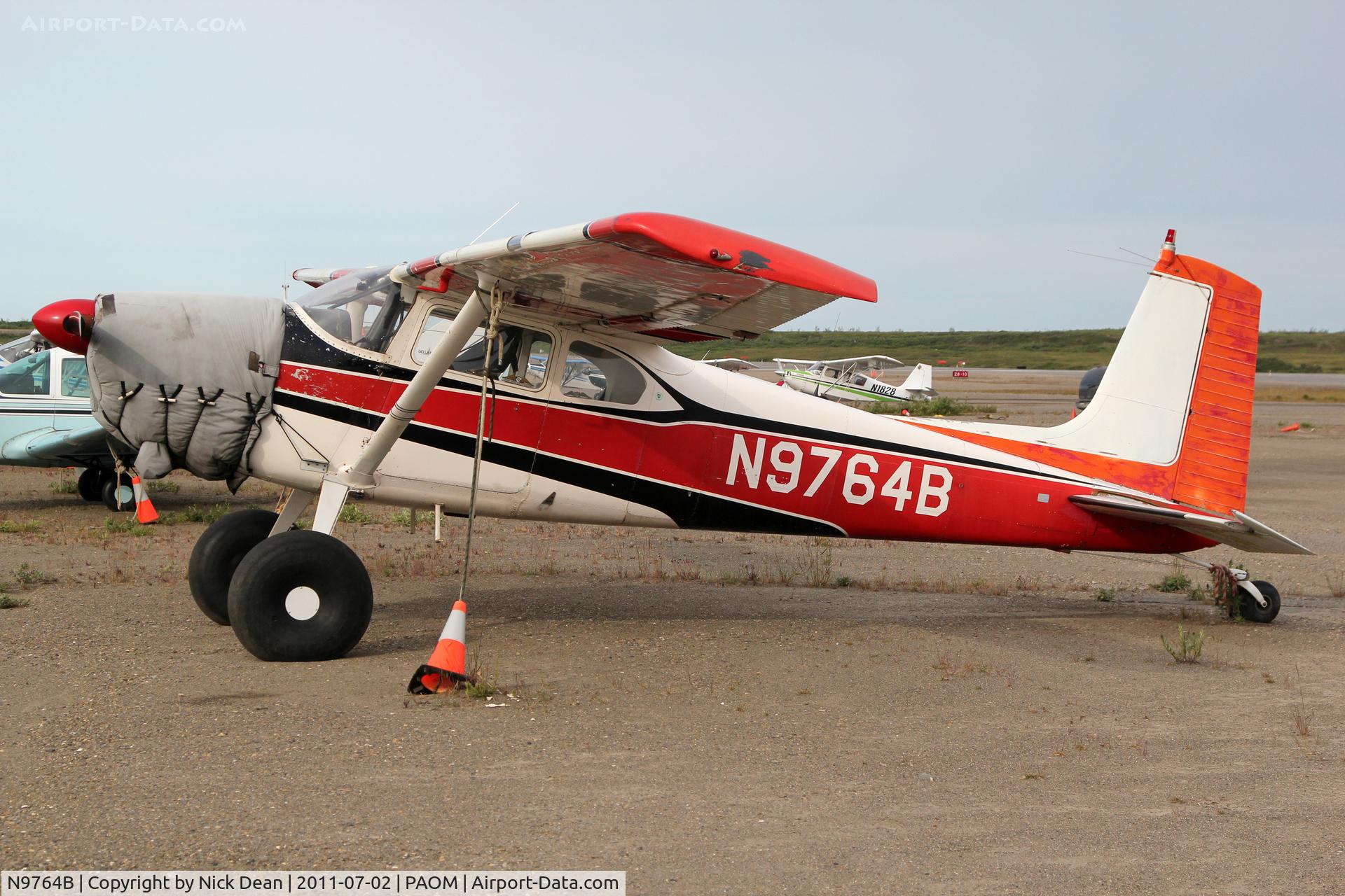 N9764B, 1957 Cessna 180A C/N 50062, PAOM/OME