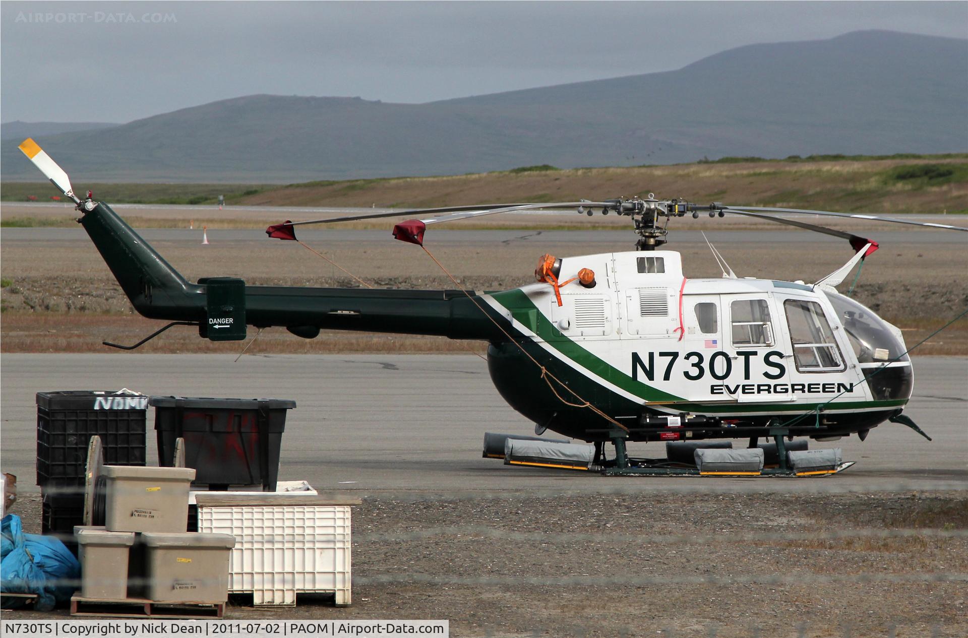 N730TS, 1994 MBB Bo-105S C/N S-895, PAOM/OME
