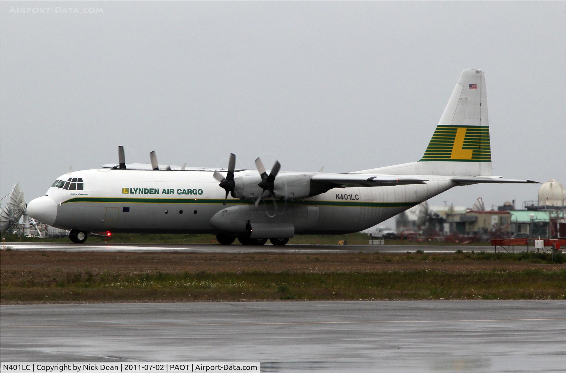 N401LC, 1975 Lockheed L-100-30 Hercules (L-382) C/N 382-4606, PAOT/OTZ