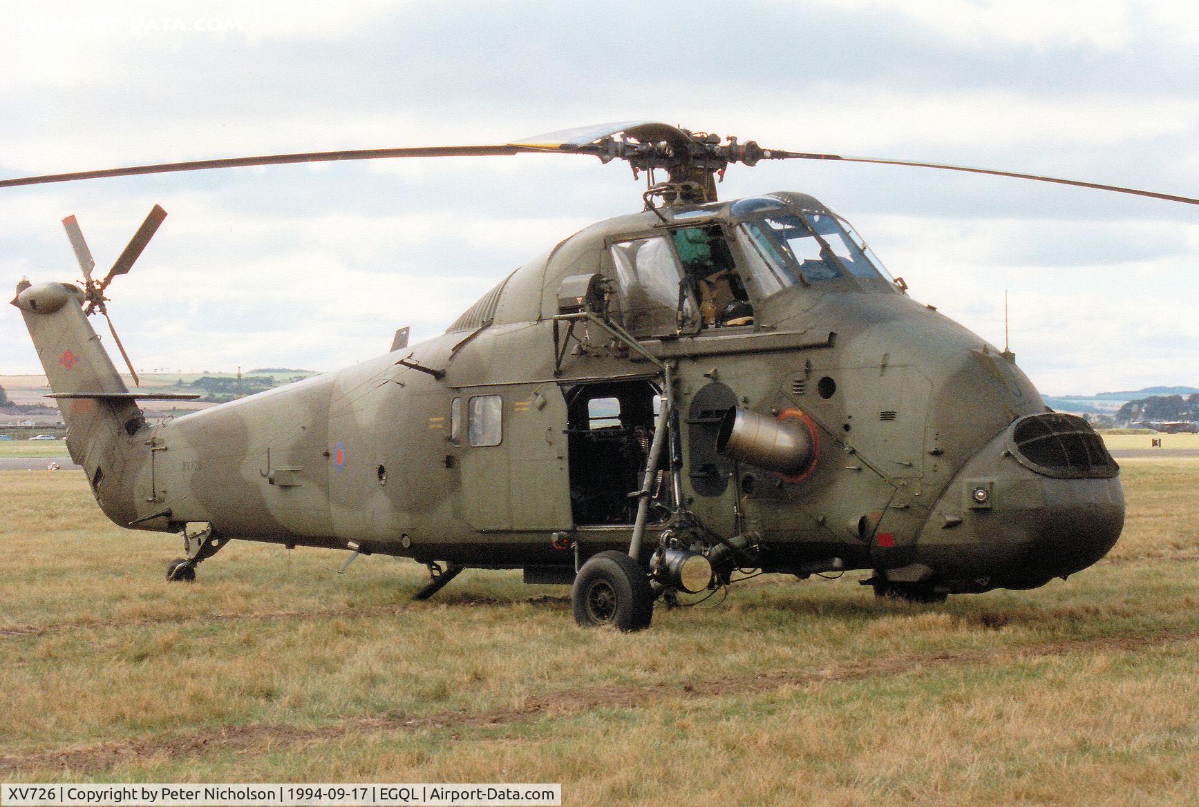 XV726, 1968 Westland Wessex HC.2 C/N WA621, Wessex HC.2 of 72 Squadron on display at the 1994 RAF Leuchars Airshow.