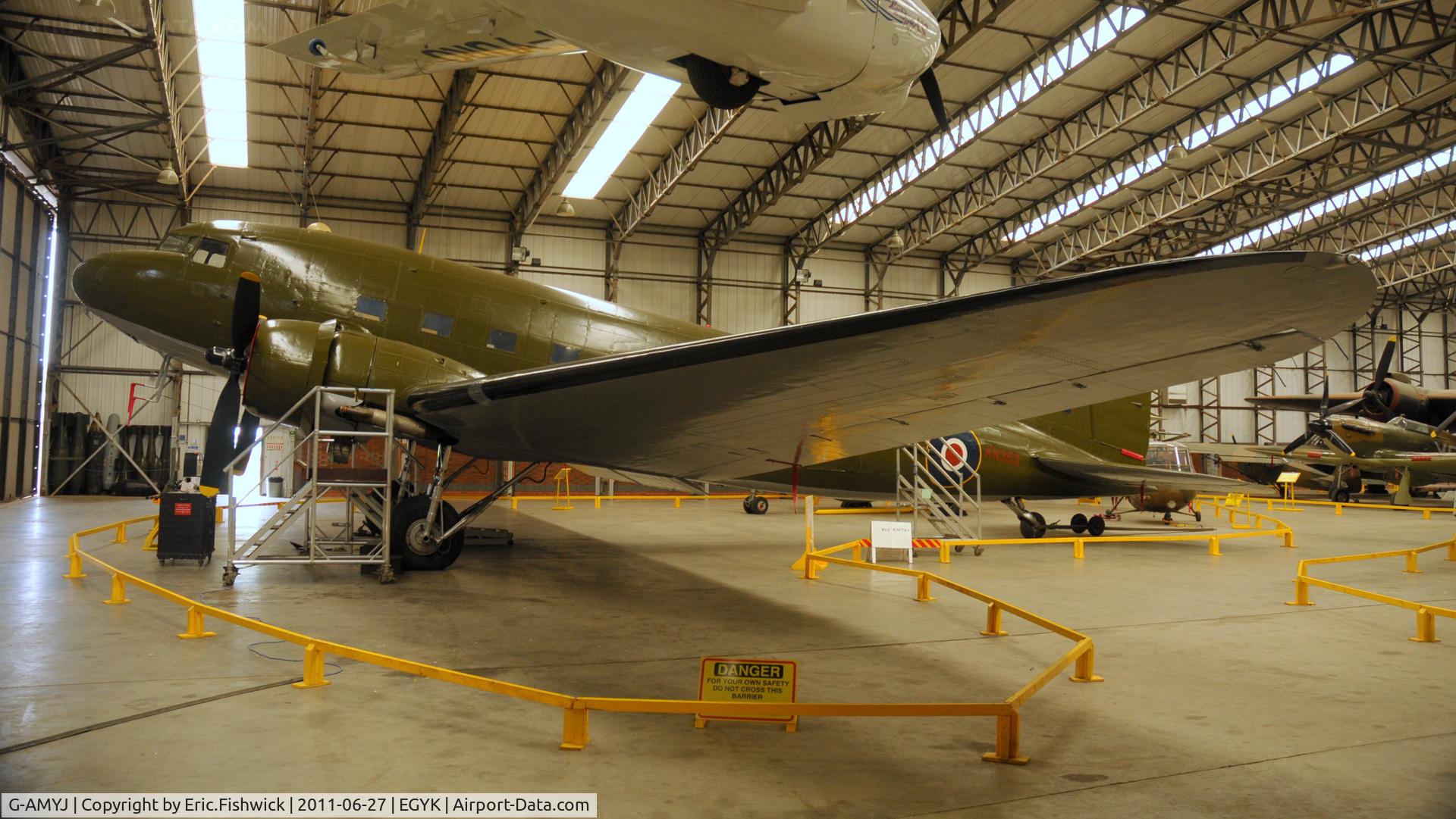 G-AMYJ, 1944 Douglas DC-3C-R-1830-90C (C-47B) C/N 15968/32716, G-AMYJ at Yorkshire Air Museum