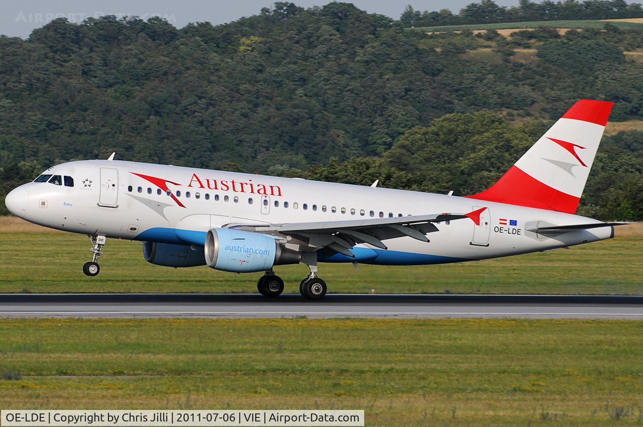 OE-LDE, 2005 Airbus A319-112 C/N 2494, Austrian Airlines