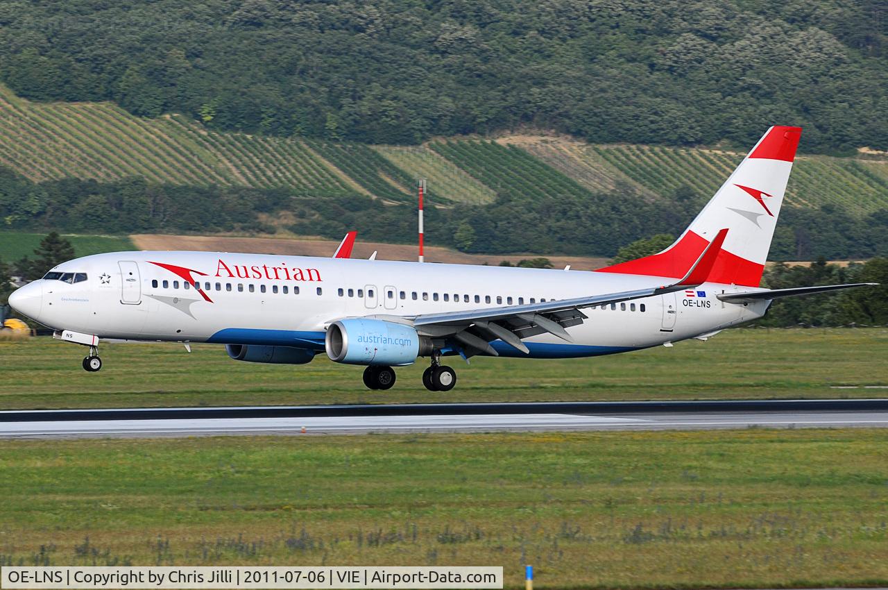 OE-LNS, 2005 Boeing 737-8Z9 C/N 34262, Austrian Airlines