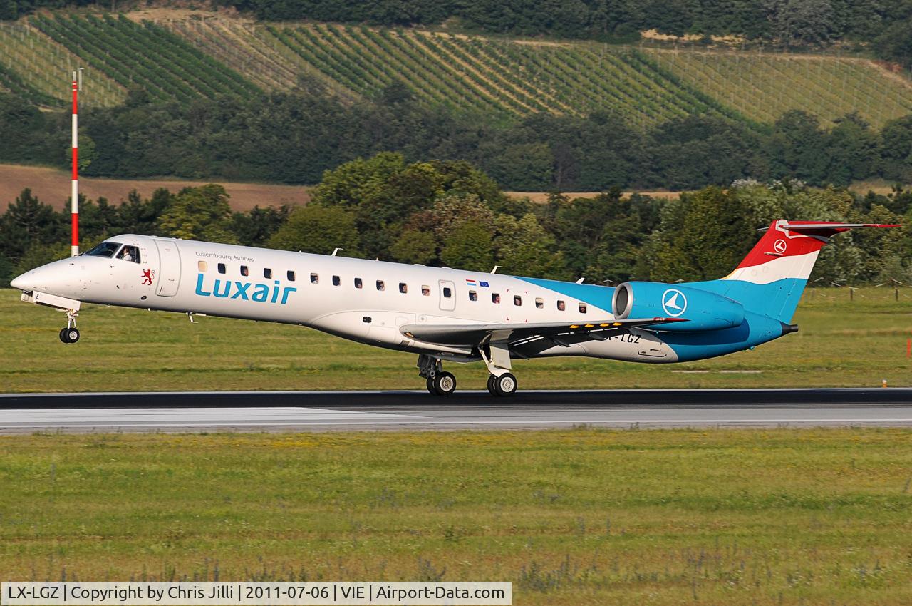 LX-LGZ, 2000 Embraer EMB-145LU (ERJ-145LU) C/N 145258, Luxair