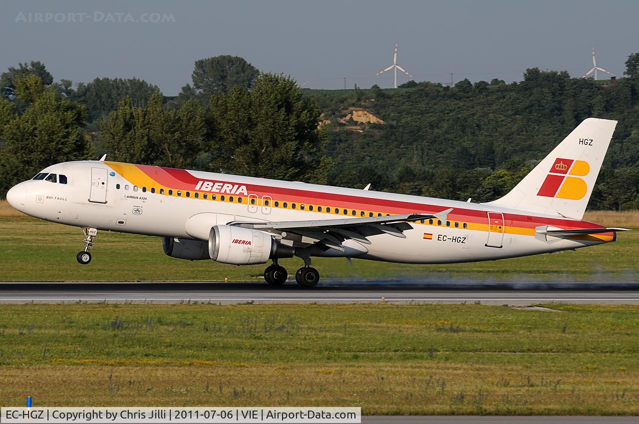 EC-HGZ, 2000 Airbus A320-214 C/N 1208, Iberia