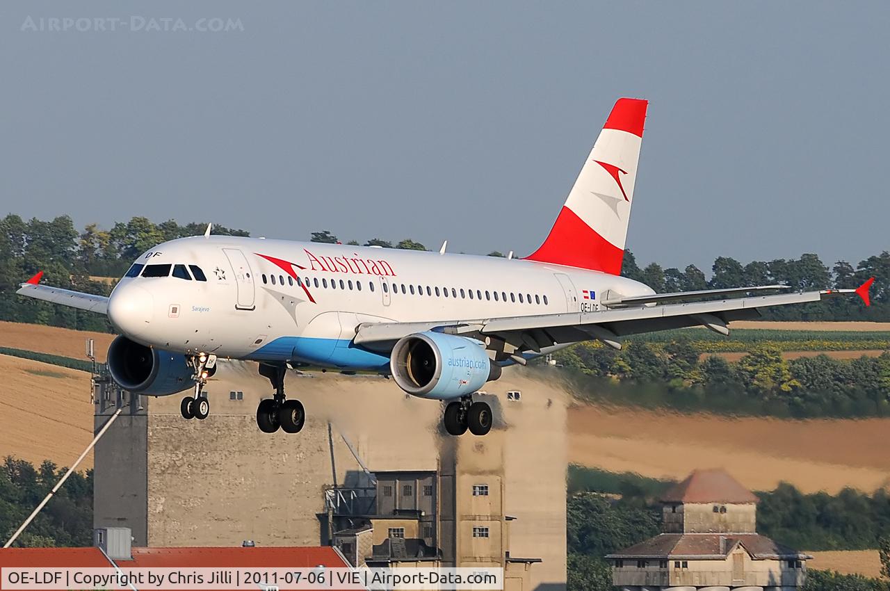 OE-LDF, 2005 Airbus A319-112 C/N 2547, Austrian Airlines