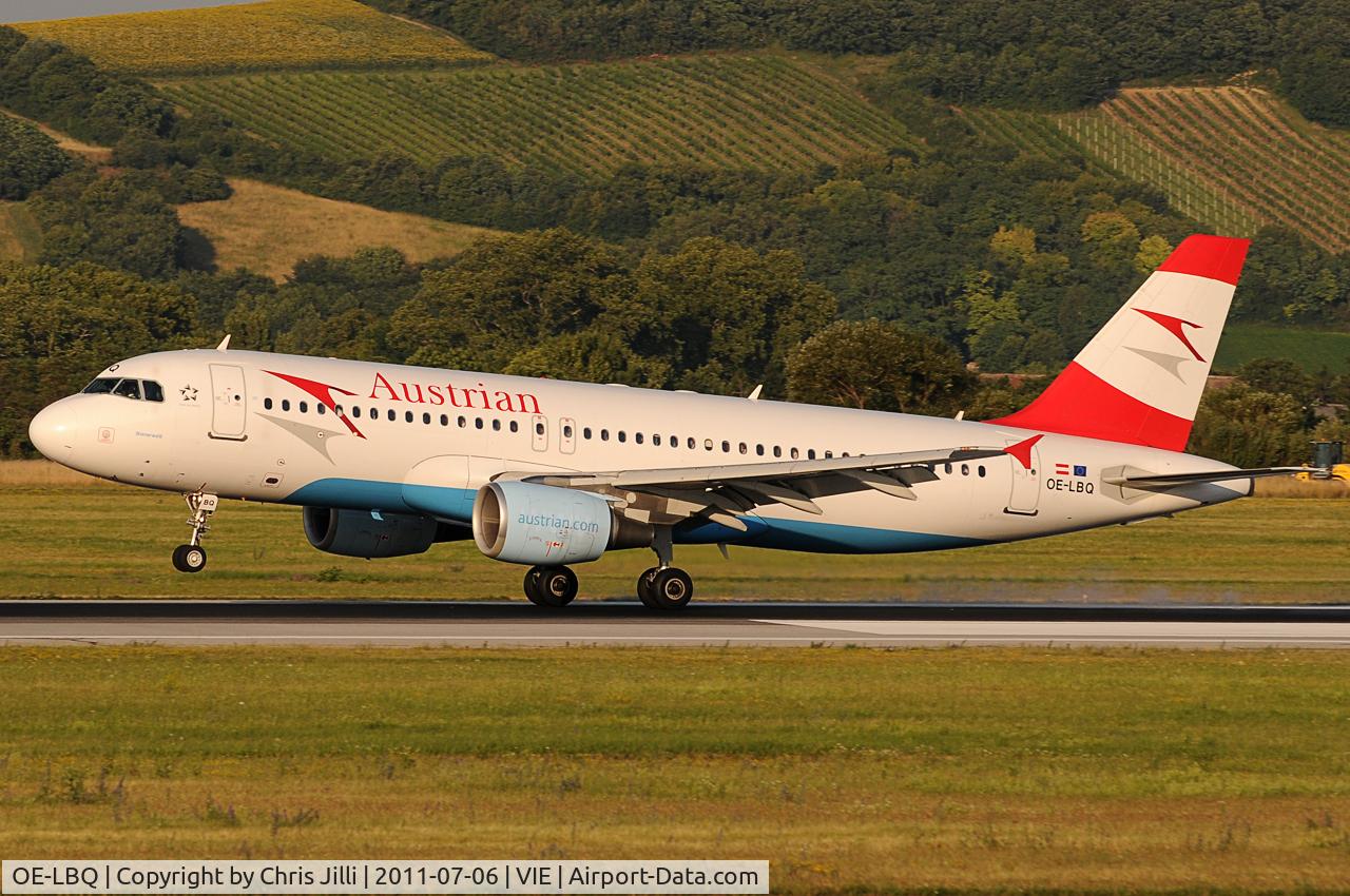 OE-LBQ, 1999 Airbus A320-214 C/N 1137, Austrian Airlines