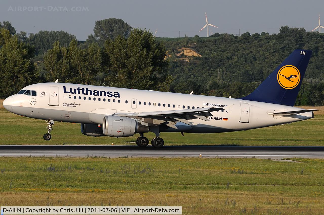 D-AILN, 1997 Airbus A319-114 C/N 700, Lufthansa
