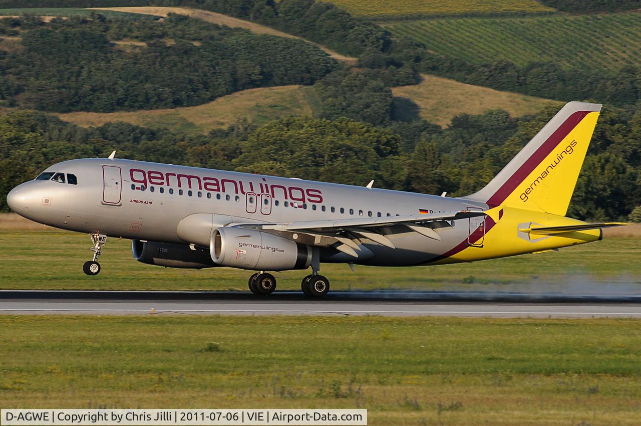 D-AGWE, 2007 Airbus A319-132 C/N 3128, germanwings
