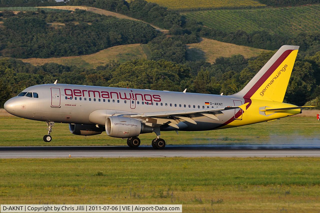 D-AKNT, 2005 Airbus A319-112 C/N 2607, germanwings