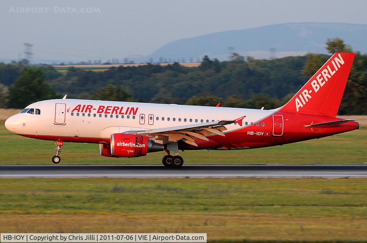 HB-IOY, 2007 Airbus A319-111 C/N 3202, Belair - Air Berlin
