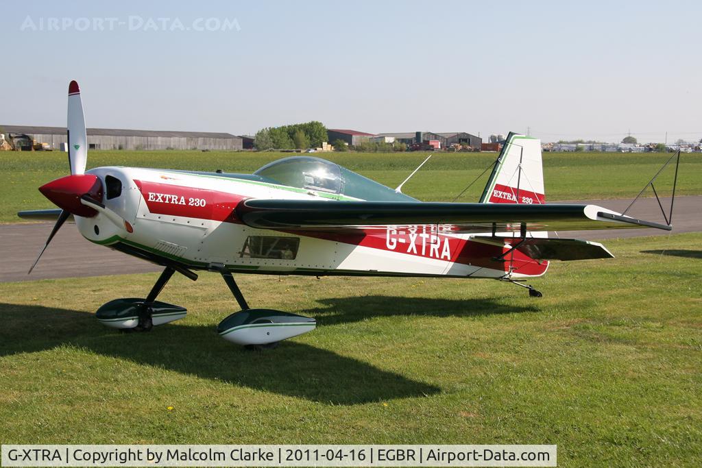 G-XTRA, 1987 Extra EA-230 C/N 12A, Extra-230 at Breighton Airfield in April 2011.