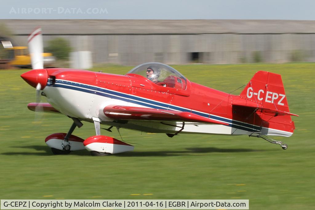G-CEPZ, 1996 Rihn DR-107 One Design C/N 0038, Rihn DR.107 One Design at Breighton Airfield in April 2011.