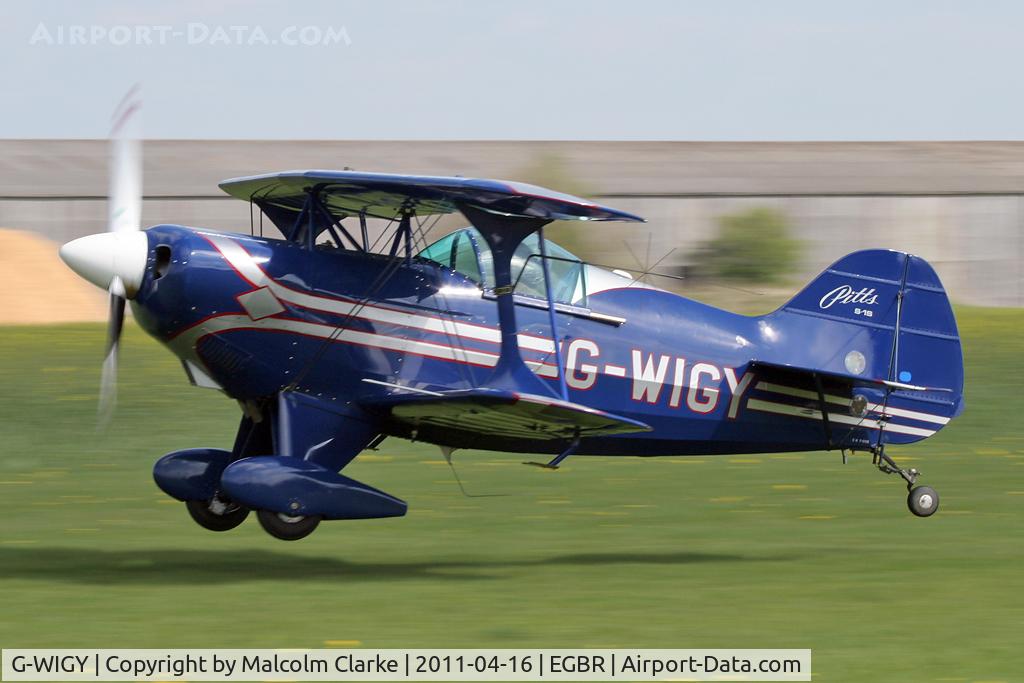 G-WIGY, 1991 Pitts S-1S Special C/N 7-0115, Pitts_S-1S at Breighton Airfield in April 2011.