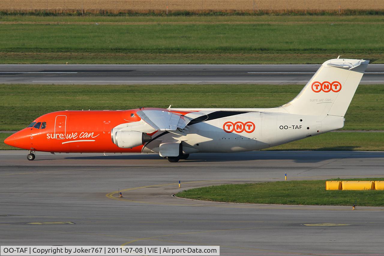 OO-TAF, 1990 British Aerospace BAe-146-300QT Quiet Trader C/N E3186, TNT