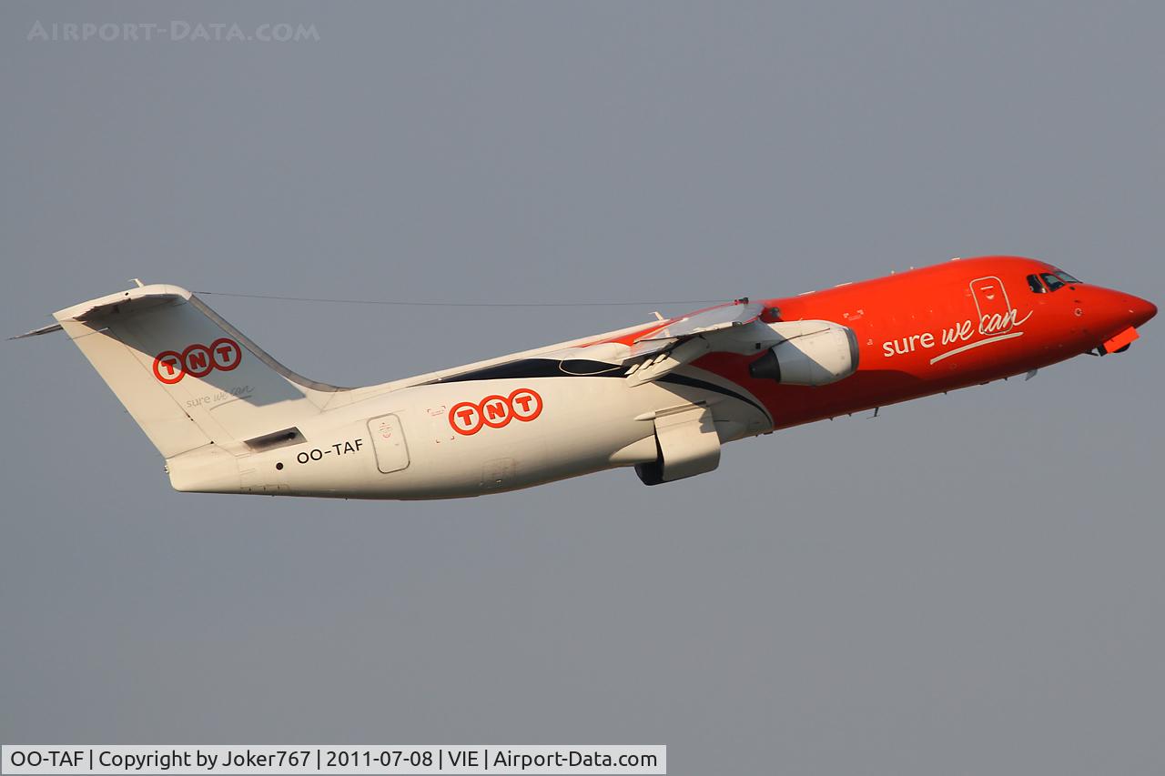 OO-TAF, 1990 British Aerospace BAe-146-300QT Quiet Trader C/N E3186, TNT