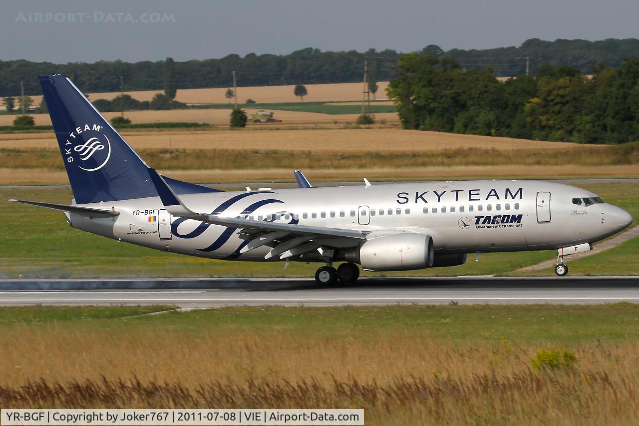 YR-BGF, 2001 Boeing 737-78J C/N 28440, Tarom