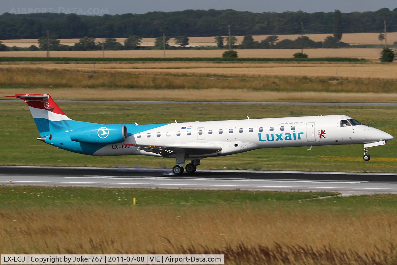 LX-LGJ, 2001 Embraer EMB-145LU (ERJ-145LU) C/N 145395, Luxair