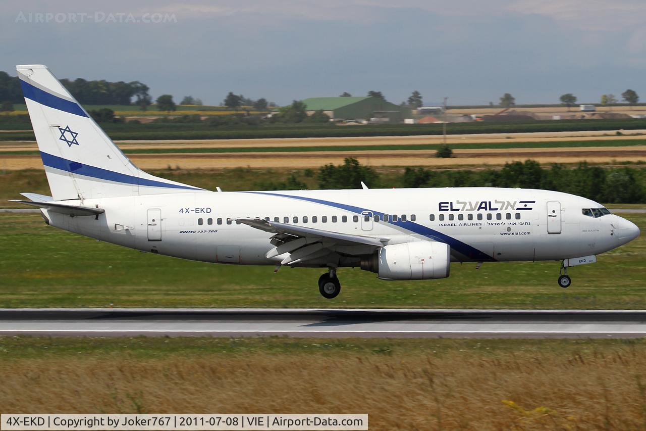 4X-EKD, 1999 Boeing 737-758 C/N 29960, El Al