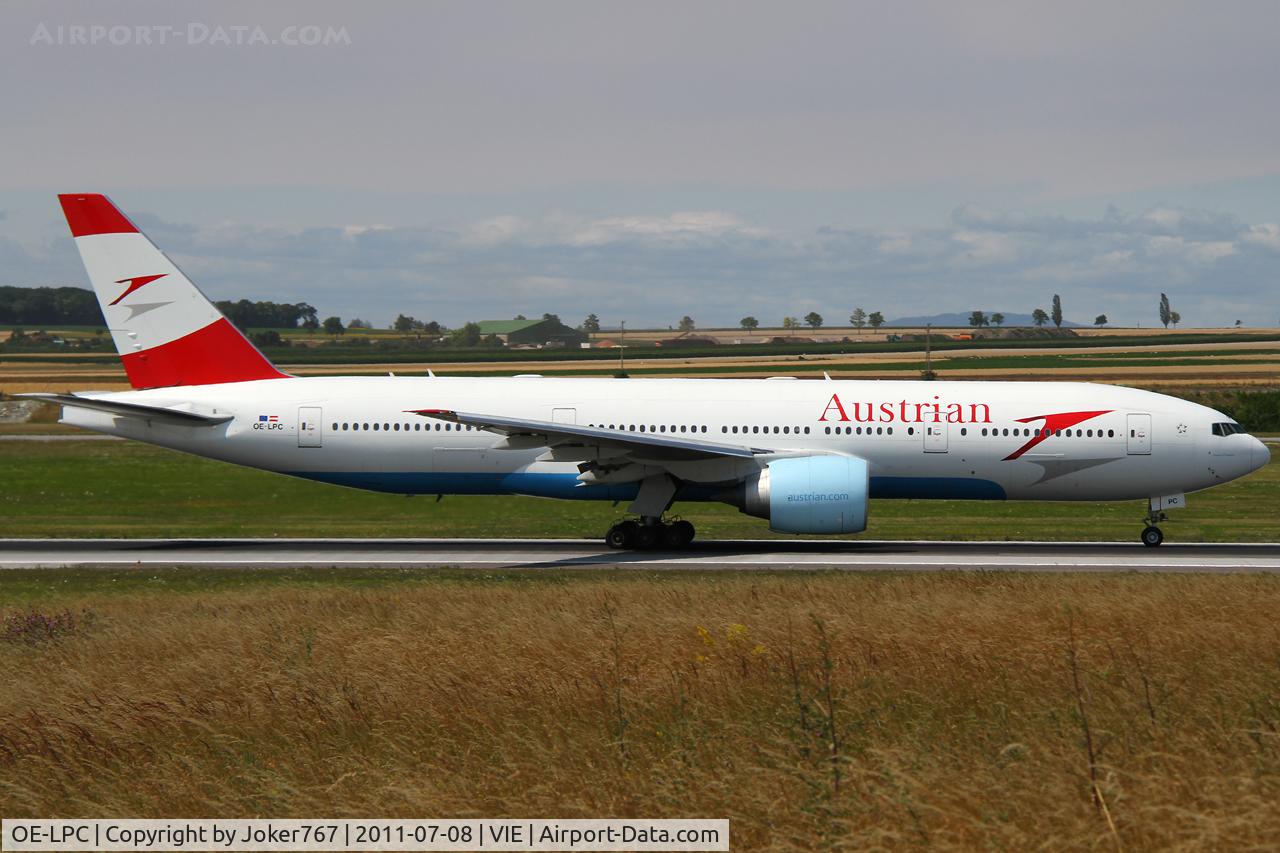 OE-LPC, 2002 Boeing 777-2Z9/ER C/N 29313, Austrian Airlines