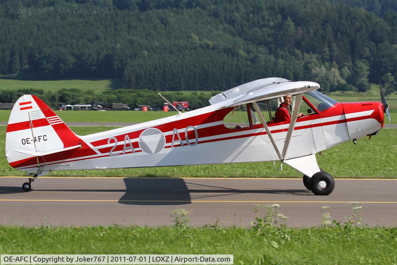 OE-AFC, Piper PA-18 Super Cub C/N 18-5500, Private