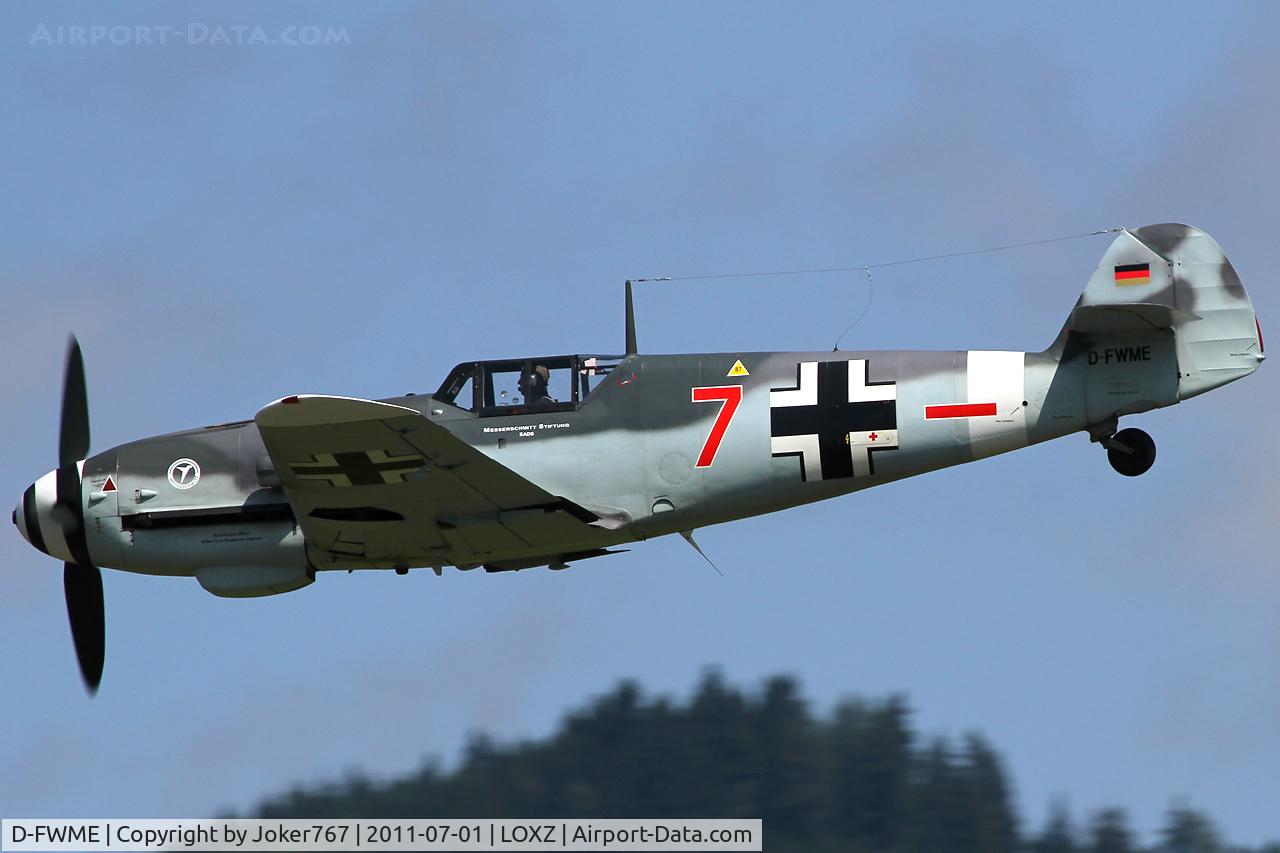 D-FWME, Messerschmitt Bf-109G-4 C/N 0139, Private