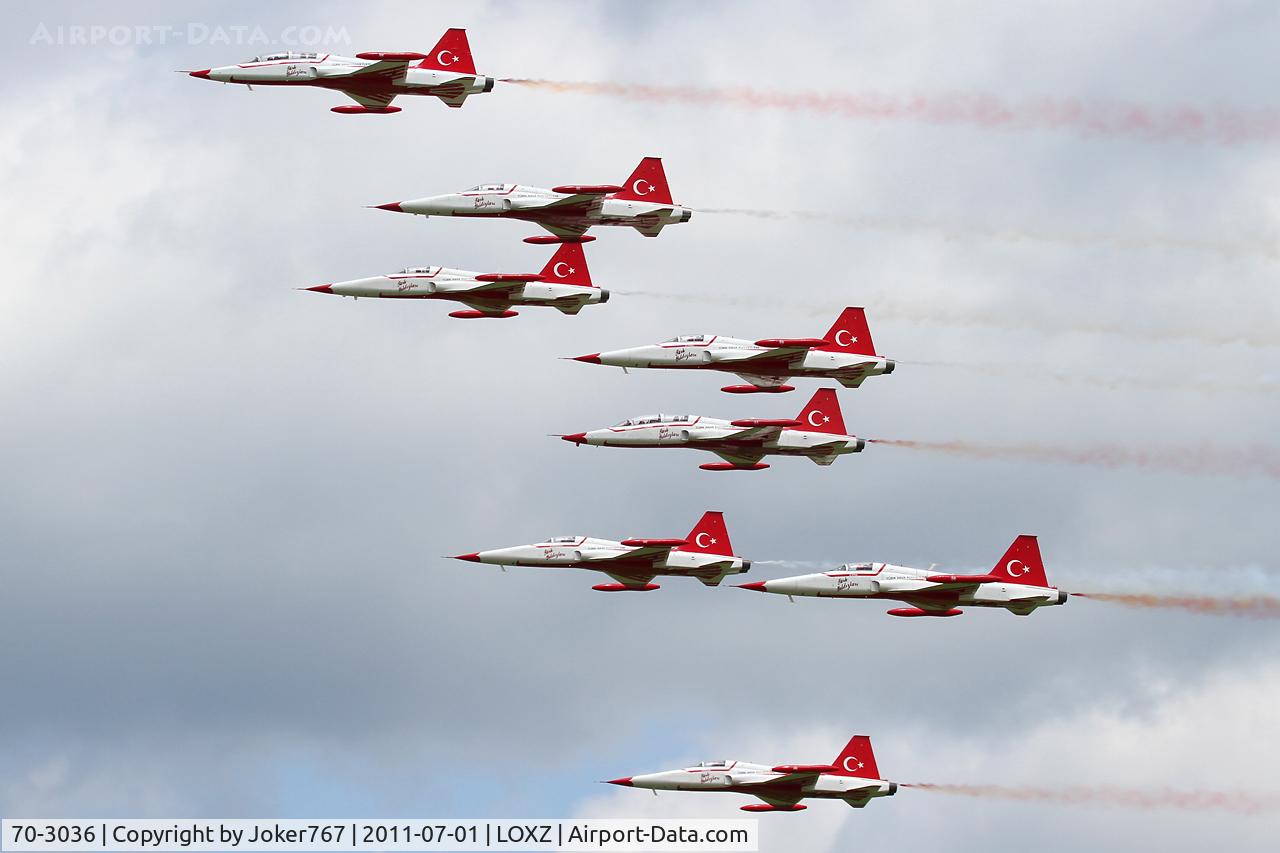 70-3036, 1970 Canadair NF-5A Freedom Fighter C/N 3036, Turkish Stars