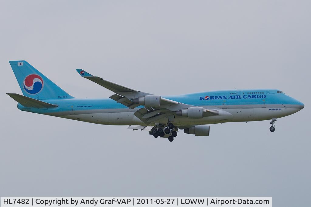HL7482, 1991 Boeing 747-4B5 C/N 25205, Korean Air 747-400