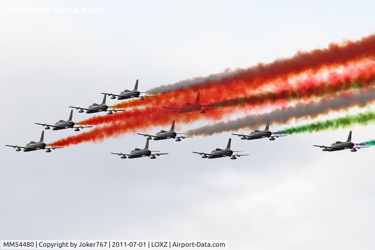 MM54480, Aermacchi MB-339PAN C/N 6675/070/AD009, Frecce Tricolori