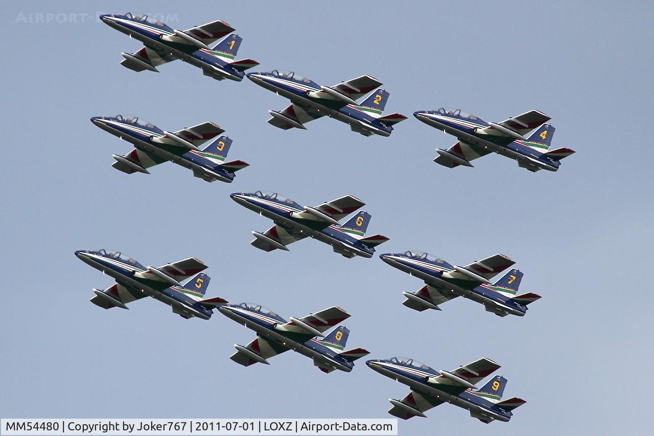 MM54480, Aermacchi MB-339PAN C/N 6675/070/AD009, Frecce Tricolori