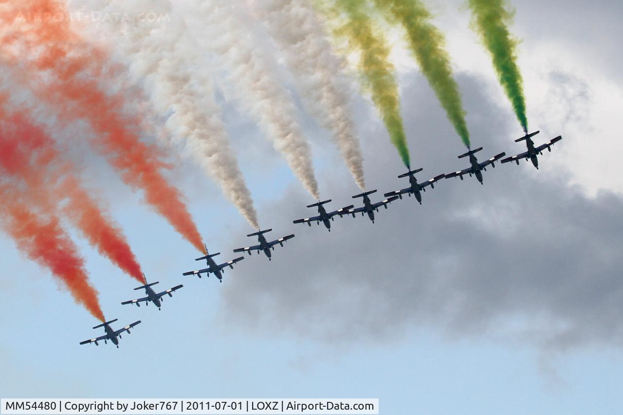 MM54480, Aermacchi MB-339PAN C/N 6675/070/AD009, Frecce Tricolori