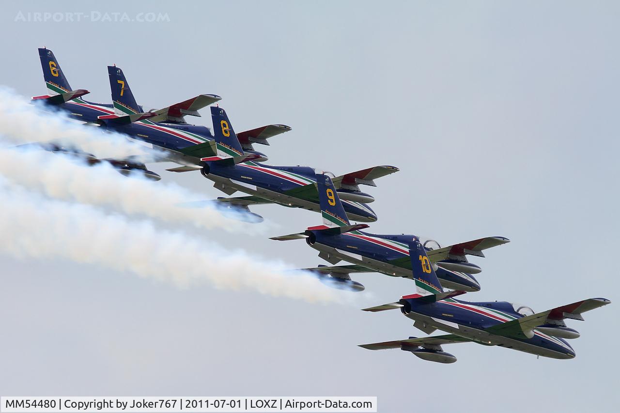 MM54480, Aermacchi MB-339PAN C/N 6675/070/AD009, Frecce Tricolori