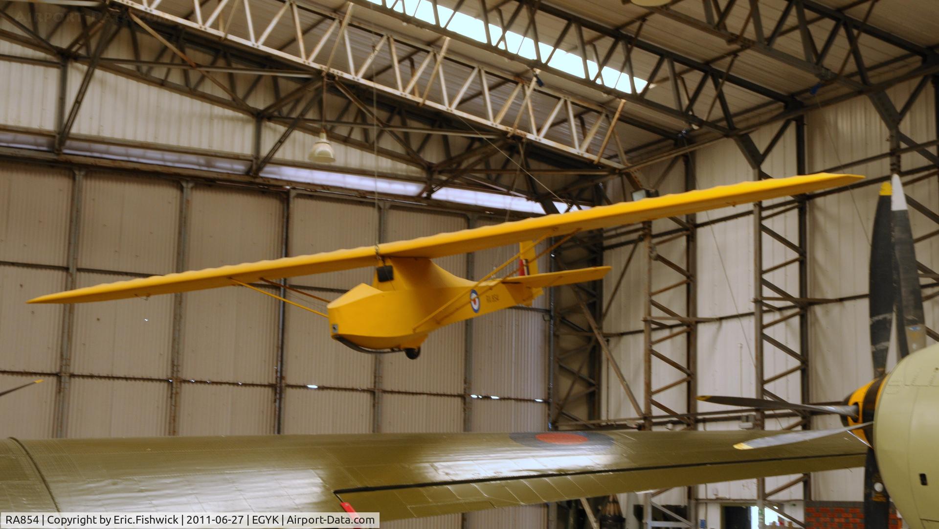RA854, Slingsby T-7 Cadet TX1 C/N Not found RA854, RA854 at Yorkshire Air Museum