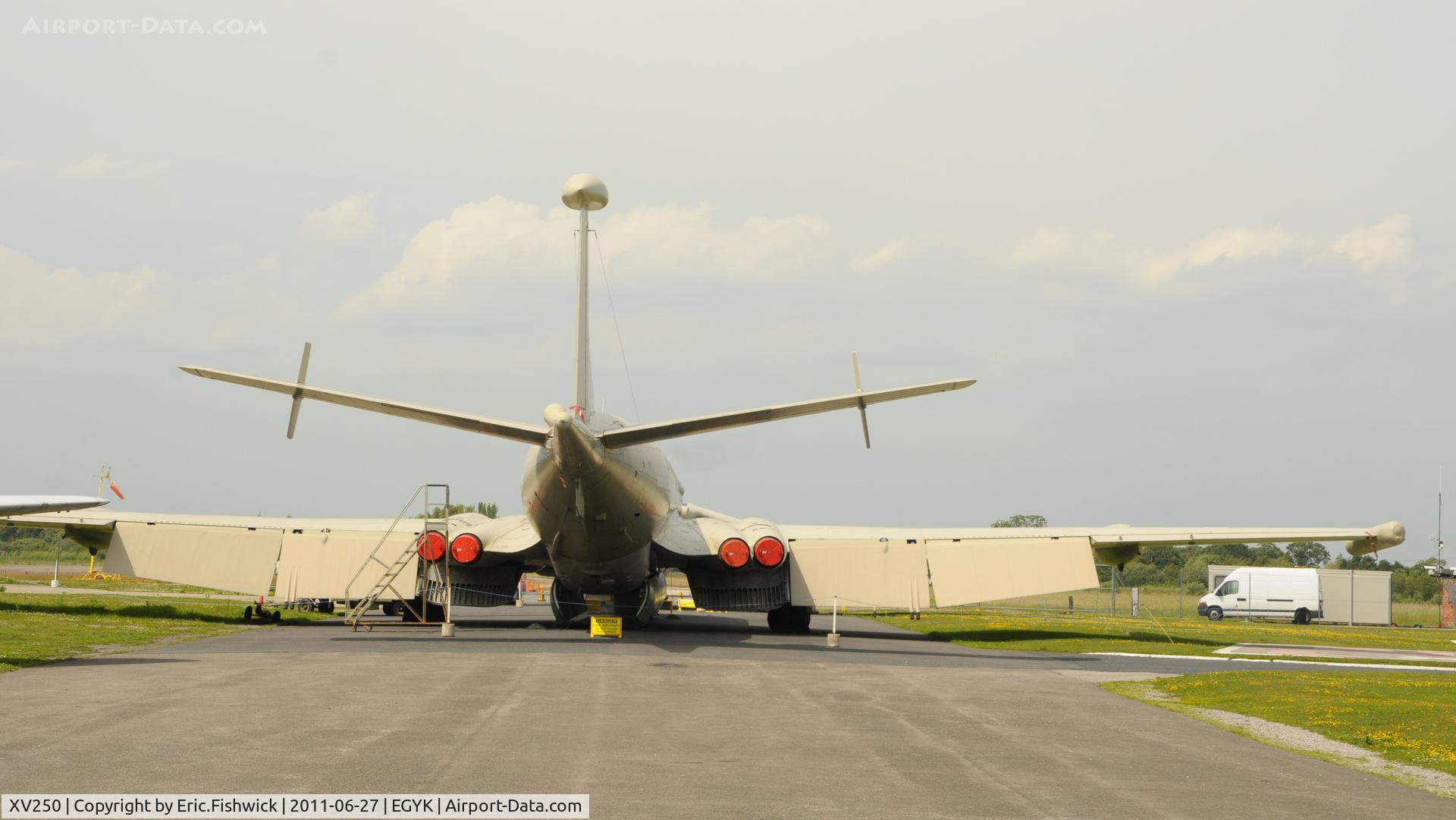XV250, Hawker Siddeley Nimrod MR.2, c/n 8025, XV250 at Yorkshire Air Museum