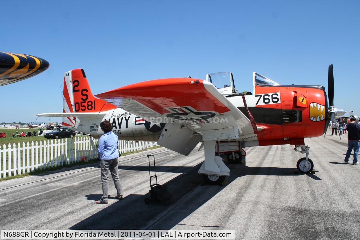 N688GR, 1958 North American T-28C Trojan Trojan C/N 226-158 (140581), T-28C