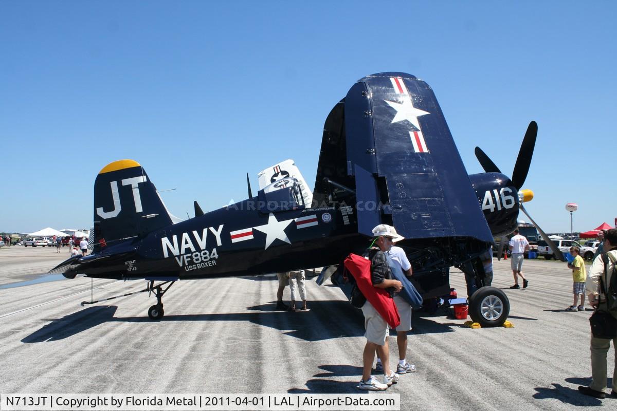 N713JT, 1945 Vought F4U-4B Corsair C/N 97143, F4U-4 Corsair
