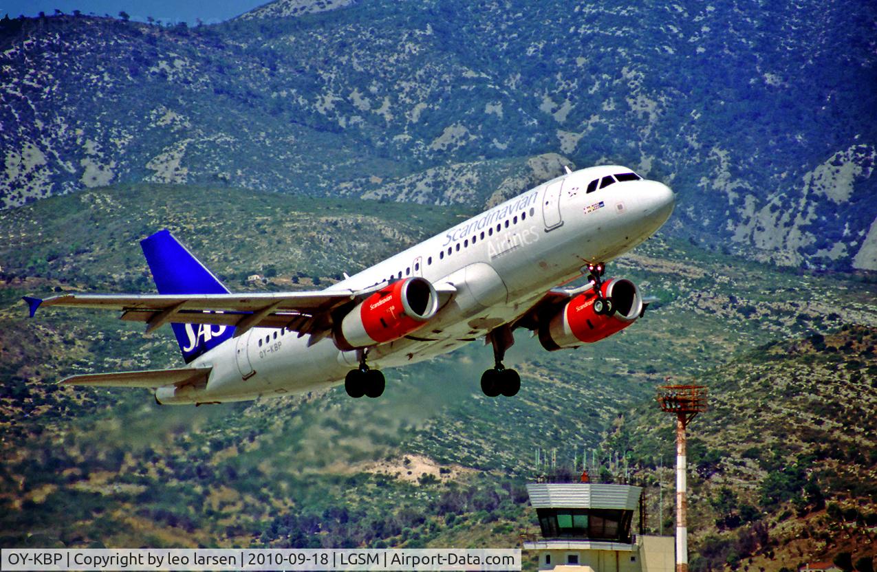 OY-KBP, 2006 Airbus A319-132 C/N 2888, T/O SMI Samos Greece 18.9.10