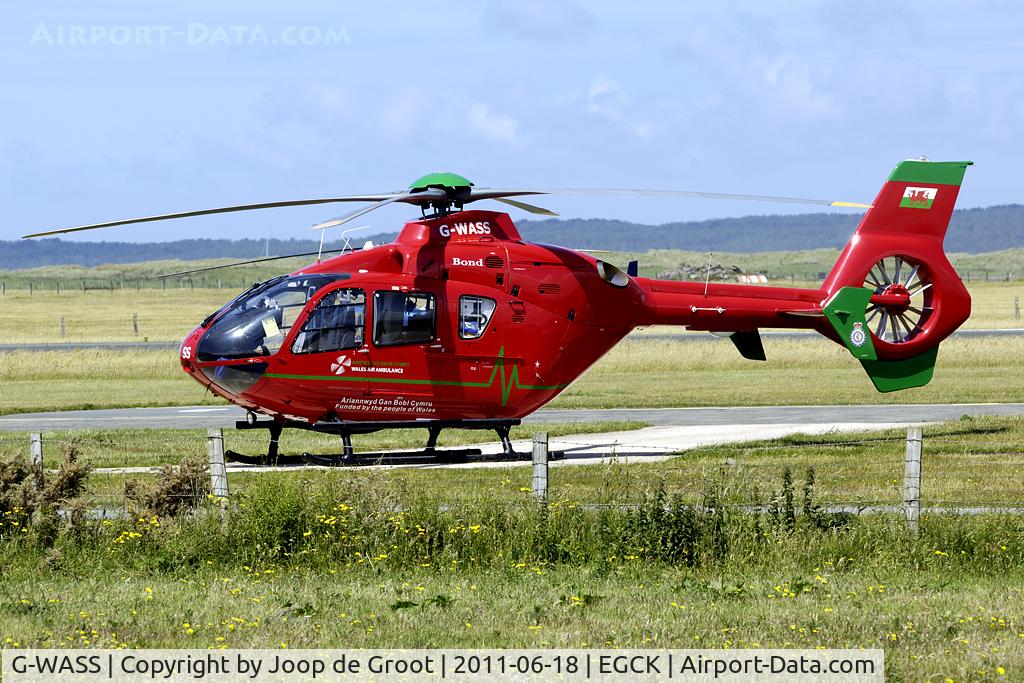 G-WASS, 2009 Eurocopter EC-135T-2+ C/N 0745, Wales Air Ambulance 'Funded by the people of Wales'