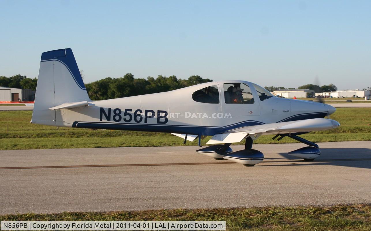 N856PB, 2008 Vans RV-10 C/N 40186, Vans RV10