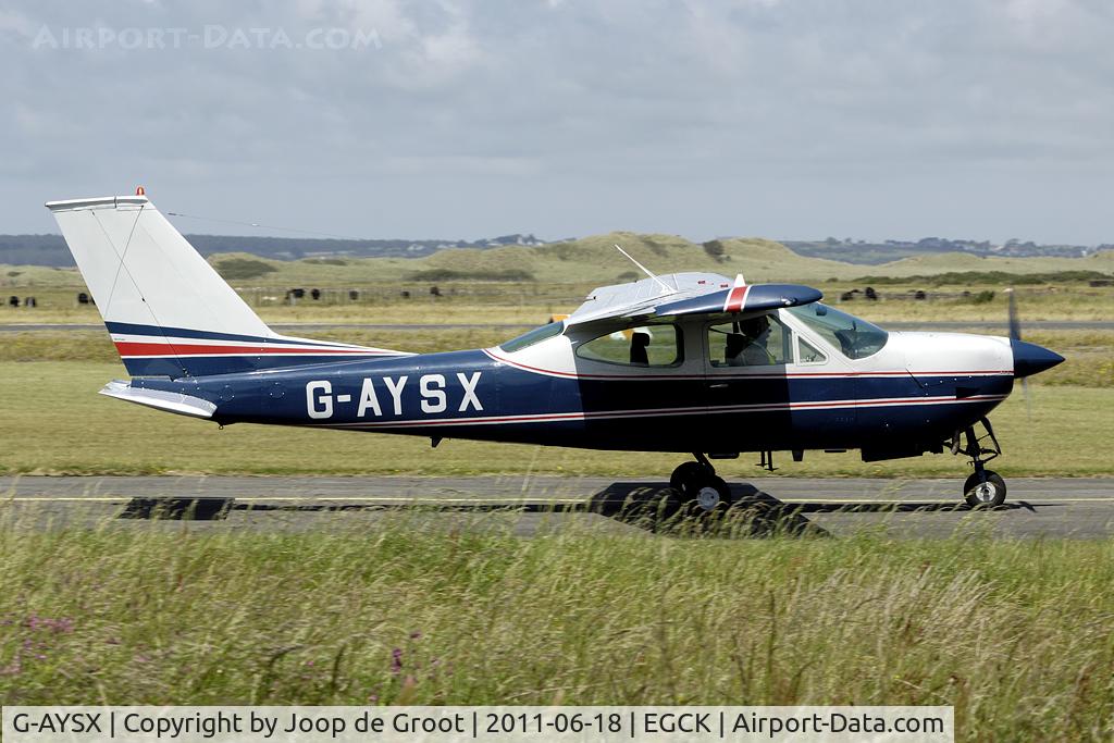 G-AYSX, 1971 Reims F177RG Cardinal RG C/N 0024, Cardinale RG at Caernarfon