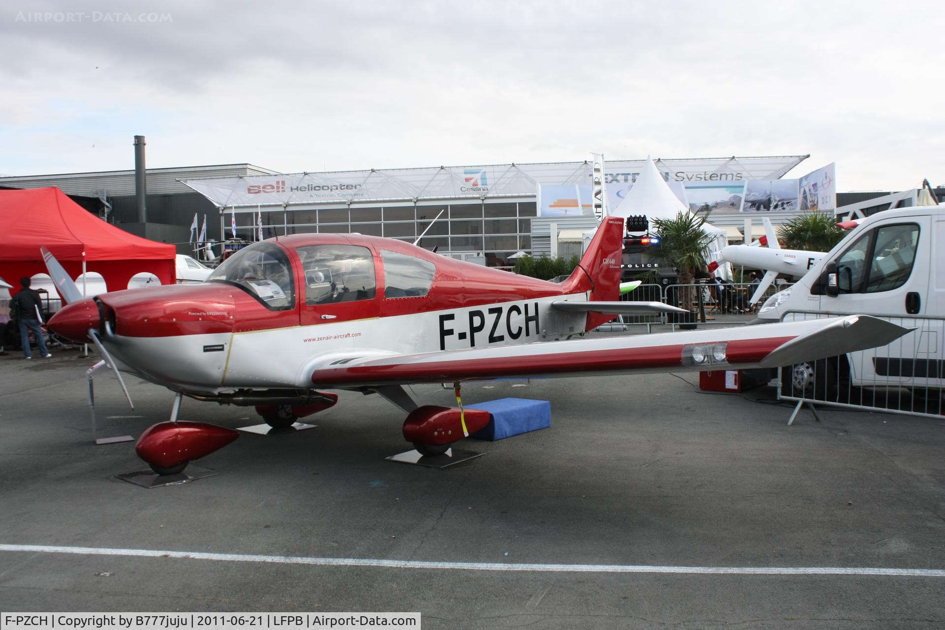 F-PZCH, Zenair CH-640 Zodiac C/N 105, on display at SIAE 2011