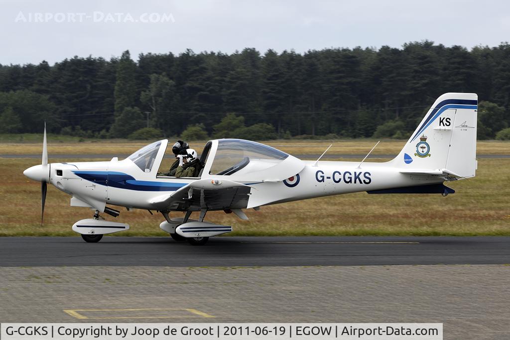 G-CGKS, 2009 Grob G-115E Tutor T1 C/N 82318/E, in use with the local UAS and AEF