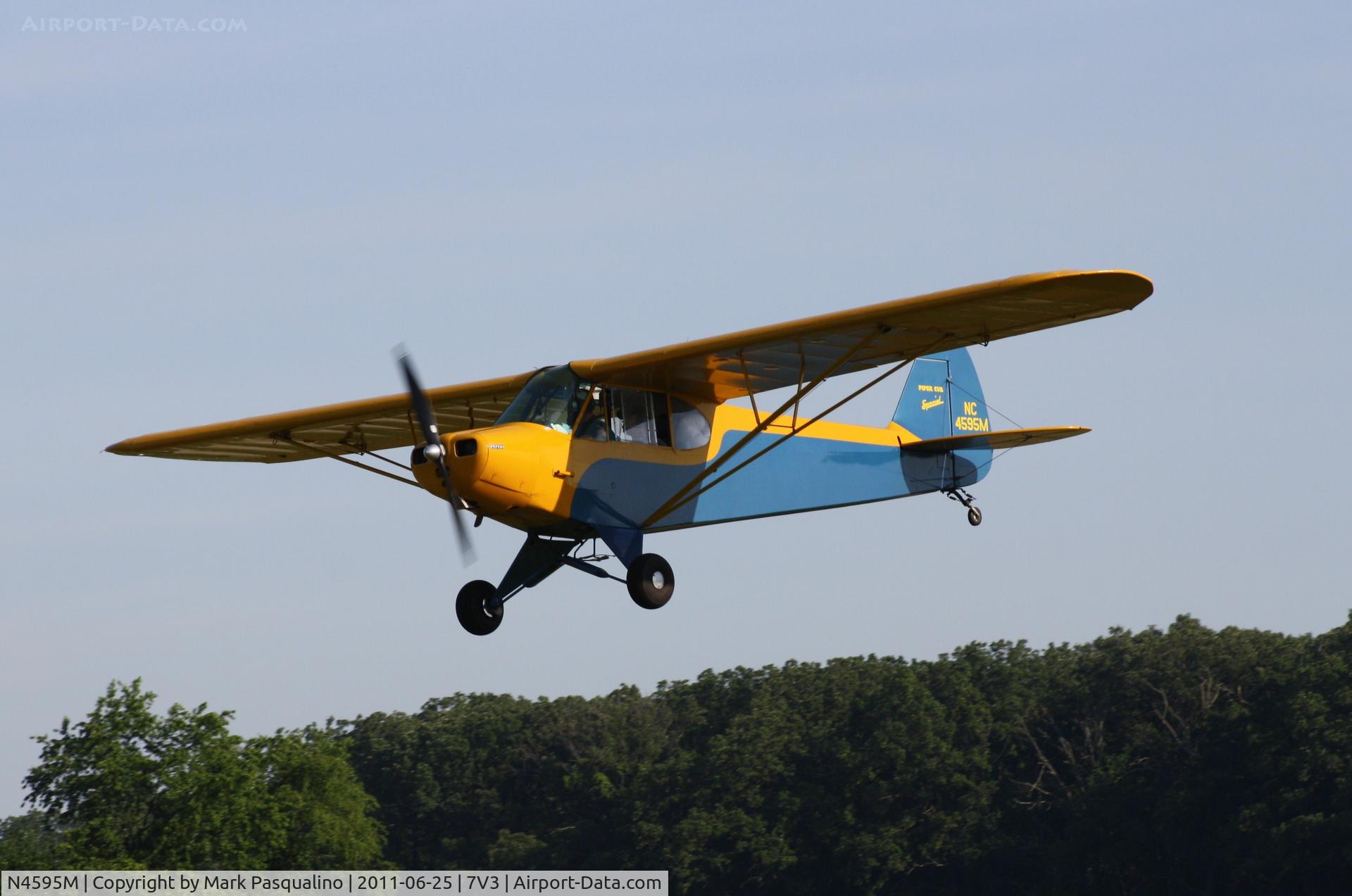 N4595M, 1947 Piper PA-11 Cub Special Cub Special C/N 11-98, Piper PA-11